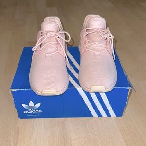 Pink adidas size 4.5 girls